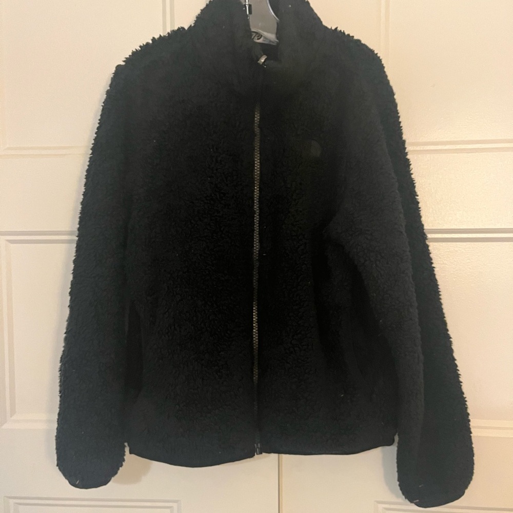 The North Face Black Fleece Jacket, Girls size 7/8
